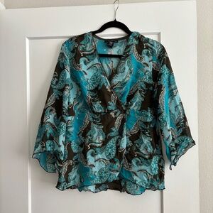 Paisley flower top
